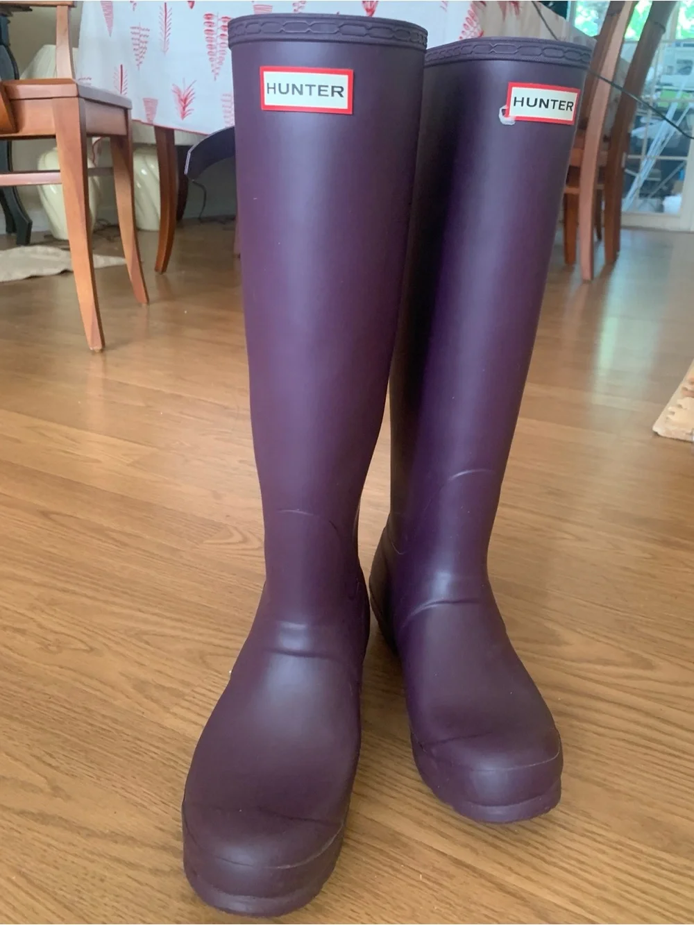 Nordstrom Hunter Tall Rain Boots in Plum